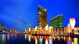 Crown Melbourne Night Time