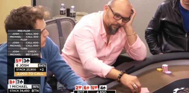 Poker Video of the Week: One Flop, Two Gutshots