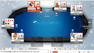 partypoker table