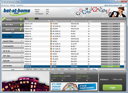 Bet At Home Poker Bet At Home Poker