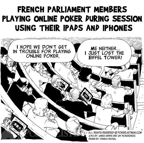 Poker Joker - French Parliament Members Caught Playing Poker Online