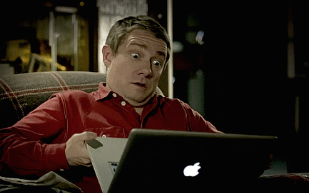 Sherlock confused face