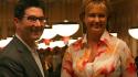 WSOP Commissioner Jeffrey Pollack and Winner Mary Jones