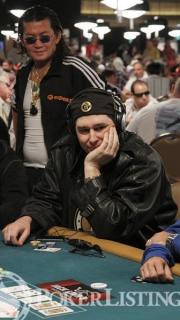 Scotty Nguyen and Phil Hellmuth