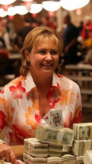 Mary Jones Winner of the Ladies No-Limit Hold'em Event