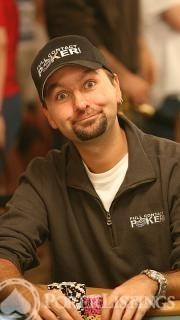 Negreanu plays it up for the camera