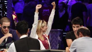 Gaelle Baumann Doubles Thru Greg Merson