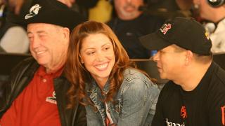 Doyle Brunson, Shannon Elizabeth and Johnny Chan