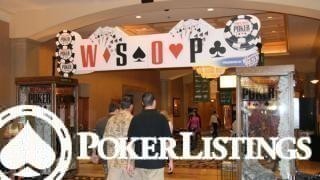 WSOP entry sign