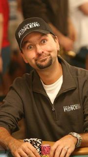 Negreanu plays it up for the camera