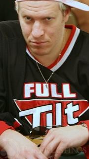 Greg Mueller at the No-Limit Hold'em with Re-buys Event