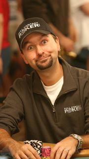 Negreanu plays it up for the camera