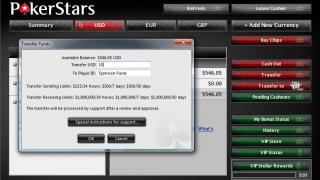 cashier transfer