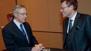Harry Reid (left) and Chad Elie