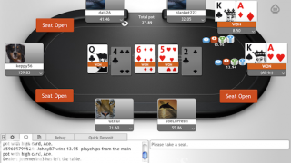 party poker screenshot