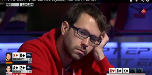 Busquet Hits Miracle Runner-Runner in EPT €50k Super High Roller
