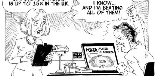 Online Gambling Up in the UK