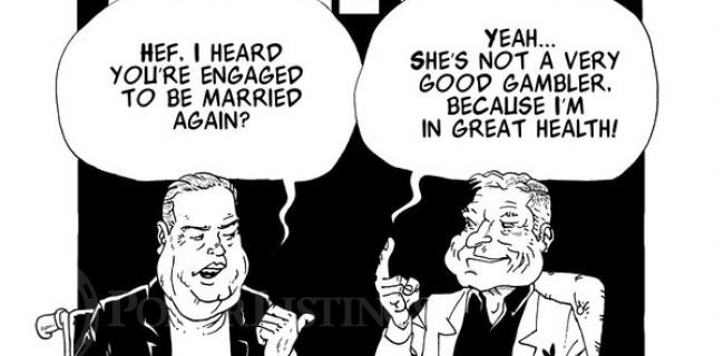 Hugh Hefner is engaged again
