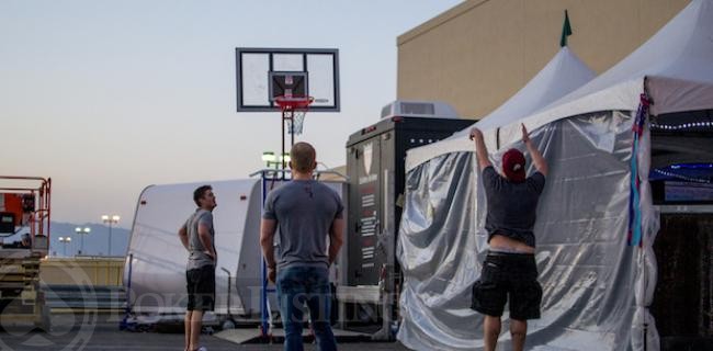 Tossing Bricks: Poker Pros Shoot (Badly) for Dollars Behind the Rio