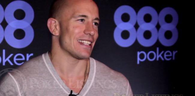 UFC's Georges St-Pierre Works on Poker Game at WSOP (Video)