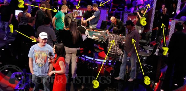 WSOP Photo By Numbers - The 2011 November Nine
