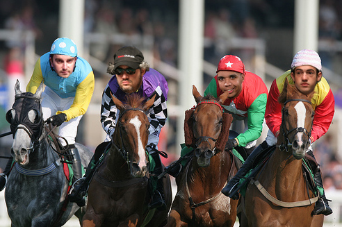 A race to the finish!
