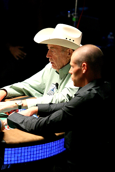Doyle Brunson and Patrik Antonius