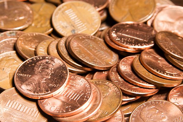Penny pile