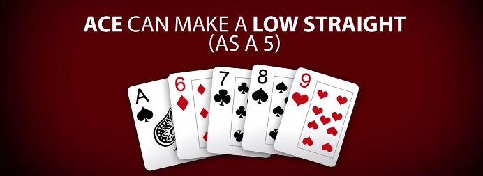 Ace Low Straight Texas Holdem