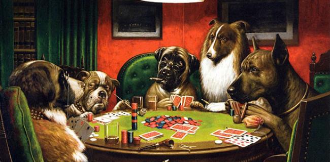 3 Cassius Marcellus Coolidge dogs playing poker2