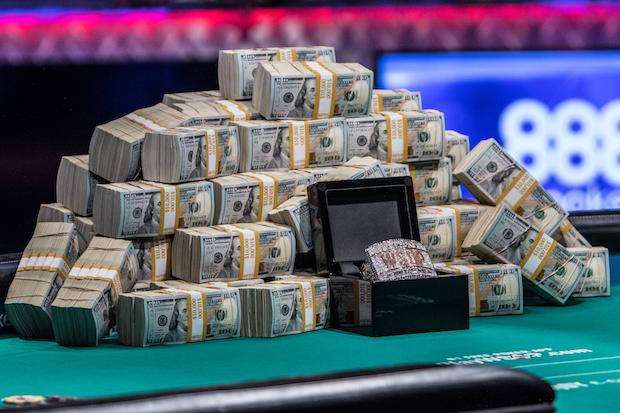 World poker prize money