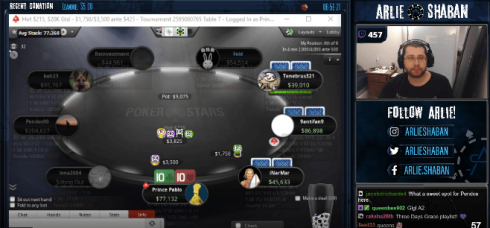 arlie shaban pokerstars stream