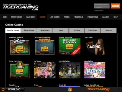 Tigergaming poker play money