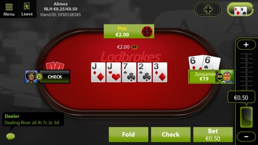 Ladbrokes poker store