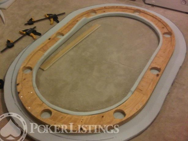 Oval poker table plans