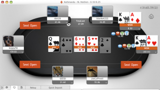 party poker screenshot