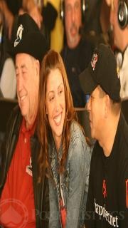 Doyle Brunson, Shannon Elizabeth and Johnny Chan
