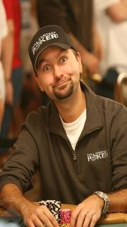 Negreanu plays it up for the camera