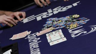 Epic Poker logo on table