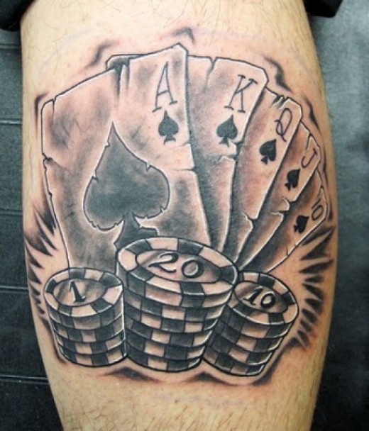 14 Highly Questionable Poker-Themed Tattoos 